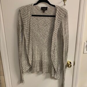 Absolutely by Stitch Fix in Size SGray Open-Front Sweater